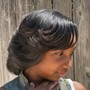 Finger waves on short hair