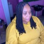 Short (smedium) Knotless Braids