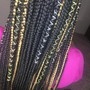 Waist Length Box Braids