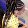 Med Goddess butt length braids