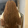 Small Boho knotless Braids