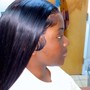 Medium knotless braids