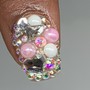 Rhinestones/Swarovski per nail