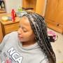 4 Crossed FeedIn Braids