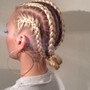 Cornrows with Extensions