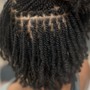 Instant Locs on Natural Hair