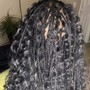 Larger Knotless braids