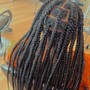 Smedium Knotless braids