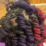 Shampoo and Style ( relaxed hair)