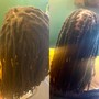 Loc Retwist, no style (13 & up)