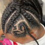 Kid's Braided ponytail