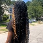 Medium island twist waist length