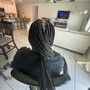 small boxbraids mid back