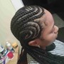 Men's Braids Iverson Braids 2 rows