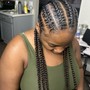 Wig braid down