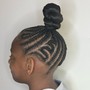 Kid’s feed in braids