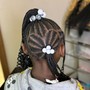 Kid’s feed in braids