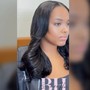 Beaded Weft Extensions/Braid-less sew in