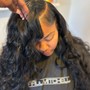 Trim only on Dry hair