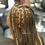 Kids smedium knotless Box Braids