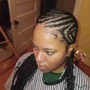 Cutie Braidz(small knotless into bob with curls