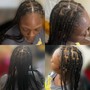 Small Boho Knotless Braids