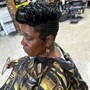 Women's Cut relaxer and style