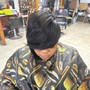 Women's Cut relaxer and style