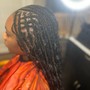 Goddess braids / small / mid back