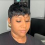 Pixie short bob cut sew-in