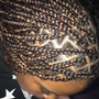 Medium Knotless or Box Braids