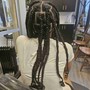 Medium knotless Box Braids