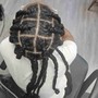 Cornrow/box braid combo