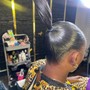 Frontal ponytail + customization