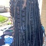 Two braids Natural Hair