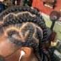 2 Feed In Braids