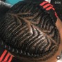 2 Feed In Braids