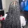 Large Knotless Braids