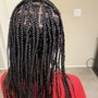 Large Knotless Braids