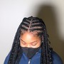 Quick Weave with stitch braids