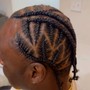 Men Cornrows w/ Designs