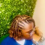 Locs on Top "Half Head" (ONLY)- Retwist only