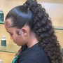 Sleek Ponytail w/ Braid