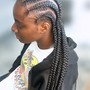 Small Fulani braids W/knotless