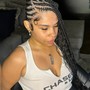 Large braids W/quick weave