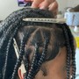 Medium Knotless or Box Braids