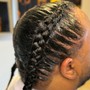 Men box braid or twist