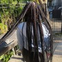 Half up half down (Quick weave)