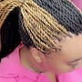 Medium Box Braids