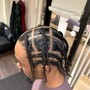 Cap + Feed In Braids (Quick Weave)